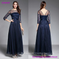 Factory Supply New Models Full Length Lace Evening Dress